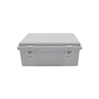 Gabinete Plástico para Exterior IP65 de 170 x 251 x 101 mm Cierre por Broche.