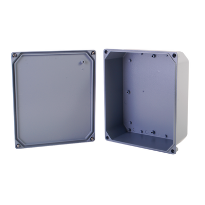 Gabinete de Aluminio para Exterior (IP66) de 252 x 215 x 91 mm Cierre por Tornillos.