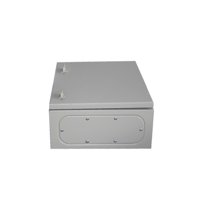Gabinete de Acero IP66 Uso en Intemperie (500 x 700 x 250 mm) con Placa Trasera Interior Metálica y Compuerta Inferior Atornillable (Incluye Chapa y Llave T).