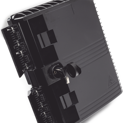 Cierre de Empalme para 24 fusiones de fibra óptica  Interior/Exterior  con 8 acopladores SC/APC y splitter 1x8 SC/APC Incluido  IP65