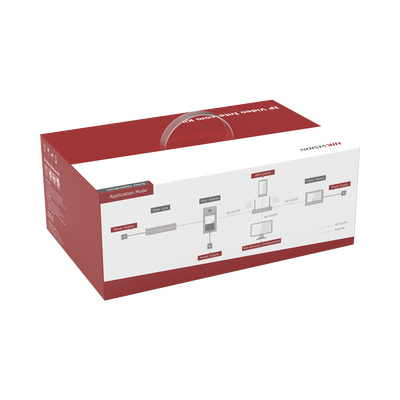 Kit de Videoportero IP (Frente de Calle + Monitor + Memoria MicroSD) / Llamada y Apertura Remota desde App Hik-Connect / Soporta 2 Puertas / Apertura con Tarjeta MIFARE
