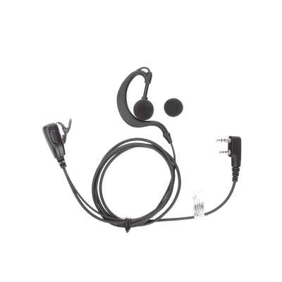 Micrófono - audífono de solapa ajustable al oído para KENWOOD TK3230/ 3000/ 3402/ 3312/ 3360/ 3170  NX240/ 340/ 220/ 320/ 420