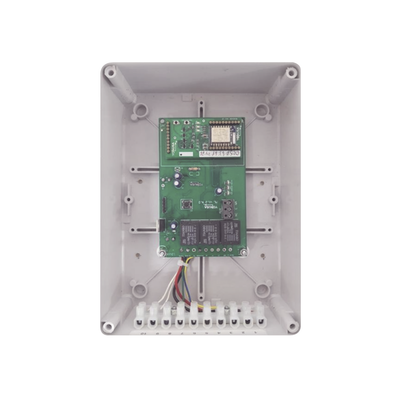 Modulo WIFI LITE con gabinete para uso en Energizadores YONUSA / Aplicación sin costo / Botón de Pánico/ 1 Salida Propósito General