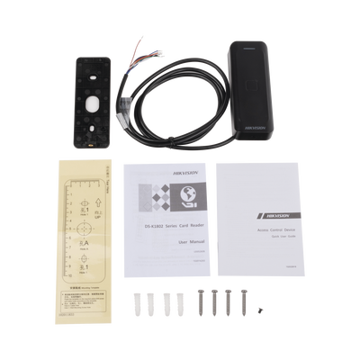 Lector de Tarjetas PROX EM / Exterior IP65 / Wiegand / Compatible con Cualquier Panel / PERFIL DELGADO y ESTETICO / Indicador LED