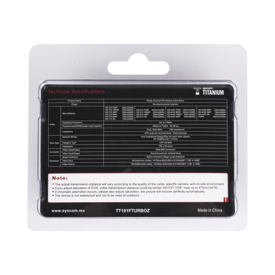 Kit de Transceptores (Baluns) con Terminal PUSH SUPERIOR PIG TAIL en ambos conectores  Resolución 4K   Cable flexible COAXIAL Blindado / COAXITRON / AUDIO POR COAXITRON /Conector 100% COBRE / Calidad PREMIUM