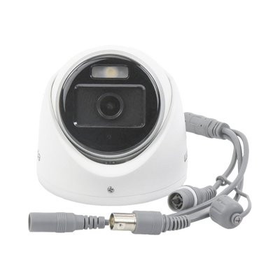 [ColorVu] Turret TURBOHD 3K (5 Megapixel) / Lente 2.8 mm / Micrófono Integrado / Imagen a Color 24/7 / 20 mts Luz Blanca / Exterior IP67 / dWDR / 4 Tecnologías