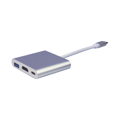 Adaptador Multipuerto USB-C 3.1 A HDMI 4K / USB 3.0 / USB – C /  Alta Velocidad de Transmisión de Datos / Admite Carga Rápida (PD) en el Puerto USB – C