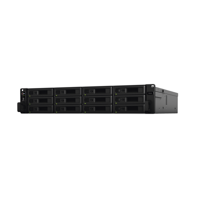 Servidor de Almacenamiento RackStation RS2423RP+ | 12 Bahías | 2U | Hasta 216 TB | Rendimiento 3 500/1 700 MB/s | Expansión a 432 TB | 10GbE | Fuentes de Alimentación Duales | Alta Disponibilidad.