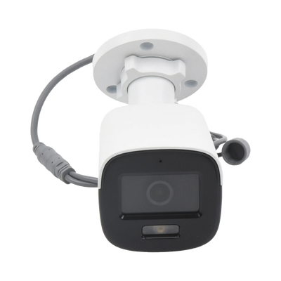 [ColorVu] Bala TURBOHD 3K (5 Megapixel) / Lente 2.8 mm / Micrófono Integrado / Imagen a Color 24/7  / Luz Blanca 20 mts / Exterior IP67 / dWDR / 4 Tecnologías / Metal