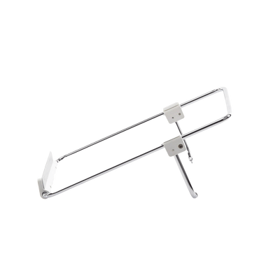 Soporte para Laptop / Plegable / Ajustable de 87 a 131 mm / Amplia compatibilidad 11  -16   / Capacidad de carga 20 KG / Antideslizante /  Ultra Ligero / Metal / ABS / Silicona / Color Plata