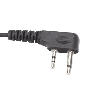 Micrófono - audífono de solapa con tubo acústico transparente para ICOM IC-F11/ 14/ 3021/ 3013/ 3103/ 3003/ 1100D/2100D