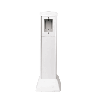 Mini columna para concentrar  distribuir y ordenar cables de energía eléctrica o puertos de datos de telecomunicaciones (10000-01000)