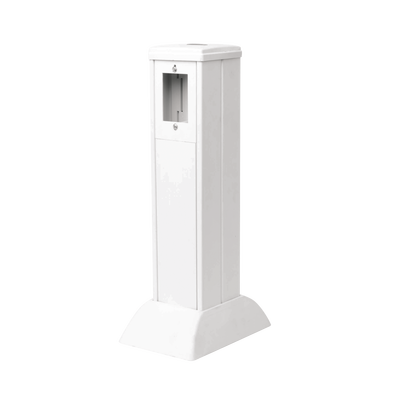 Mini columna para concentrar  distribuir y ordenar cables de energía eléctrica o puertos de datos de telecomunicaciones (10000-01000)