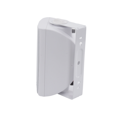 Altavoz de Pared de 2 vías | Woofer 4in + 1.5in | 2.5W - 20W | Para Sistemas 70/100V y 8 ohms | Material ABS | Rejilla y Bracket de Metal | Color Blanco