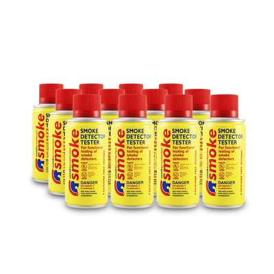 Lata De Humo Sintético En Aerosol Para Prueba De Detectores Puntuales  Libre De Silicona  100%Biodegradable  No Contamina Los Detectores  Uso Manual o En Dispensadores SOLO-330/SOLO-332  Listado UL