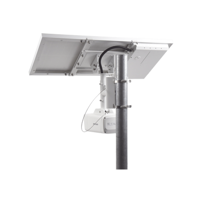 Kit Solar IP All in One / Cámara Bala ColorVu 4 Megapixel / Lente 4 mm / Panel Solar / Batería de Respaldo de Litio 23.2Ah (Hasta 24 Días) / Conexión 4G / Accesorios de Instalación