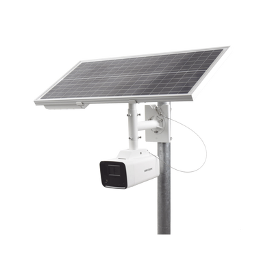 Kit Solar IP All in One / Cámara Bala ColorVu 4 Megapixel / Lente 4 mm / Panel Solar / Batería de Respaldo de Litio 23.2Ah (Hasta 24 Días) / Conexión 4G / Accesorios de Instalación