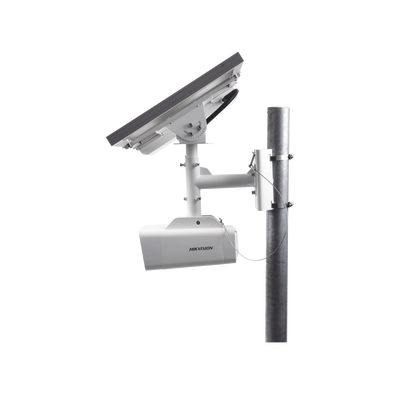 Kit Solar IP All in One / Cámara Bala ColorVu 4 Megapixel / Lente 4 mm / Panel Solar / Batería de Respaldo de Litio 23.2Ah (Hasta 24 Días) / Conexión 4G / Accesorios de Instalación