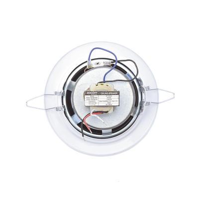 Altavoz  4" | Montaje en Techo | 3 - 6W | 70/100V | Frente Metálico | Resistente a Humedad