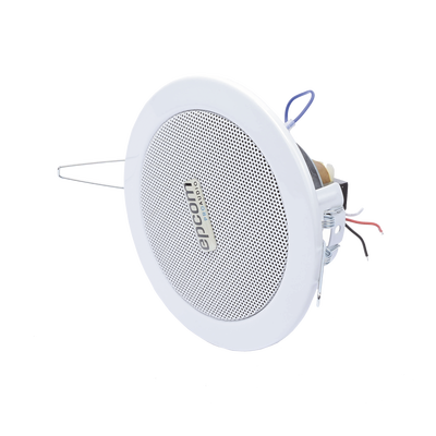 Altavoz  4" | Montaje en Techo | 3 - 6W | 70/100V | Frente Metálico | Resistente a Humedad