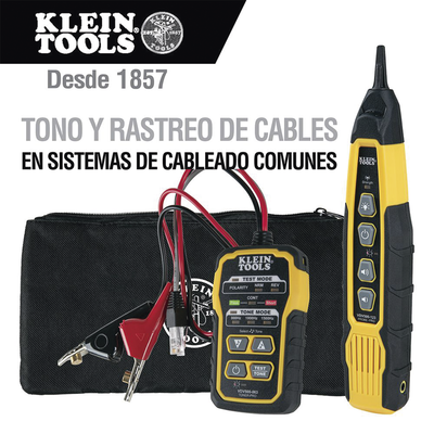 Kit de Generador de Tono y  Sonda de Rastreo para Cableado (RJ11/RJ45). Incluye  Bolsa de Protección.