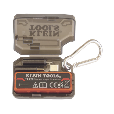 Mini Cámara Termográfica para Dispositivos Android®. Con Estuche Portátil y Mosquetón. Similar a series HMTP y HMTJ