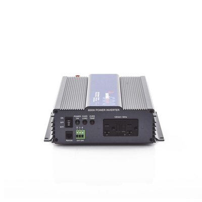 Inversor de Corriente Onda Pura 600W  Entrada 24 Vcc  Salida 120 Vca