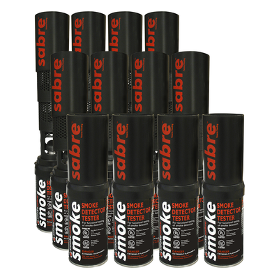 Lata De Humo Sintético En Aerosol 2.6 oz  Para Prueba De Detectores  Libre De Silicona  100% Biodegradable  No Contamina Los Detectores  Uso Manual  Listado UL