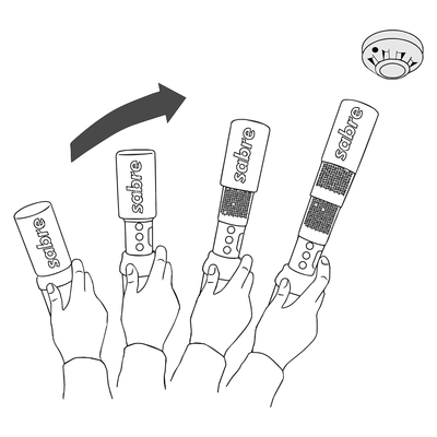 Lata De Humo Sintético En Aerosol 2.6 oz  Para Prueba De Detectores  Libre De Silicona  100% Biodegradable  No Contamina Los Detectores  Uso Manual  Listado UL