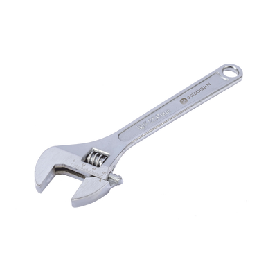 Llave Ajustable (Perico) de 20.5 cm (10”). Apertura máxima de Mordaza de 30 mm.