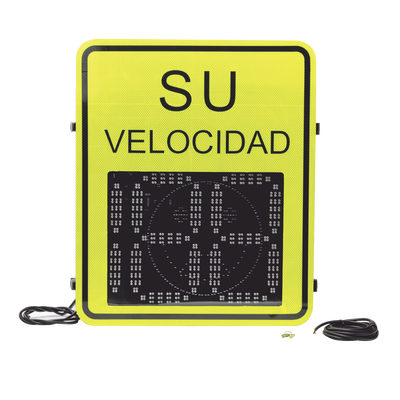 Radar Medidor de Velocidad de 3 Dígitos / Doble salida de Relevador / Tarjeta Micro SD / Puerto de red TCP IP / Detección de Exceso de Velocidad / Integración  con Cámara.