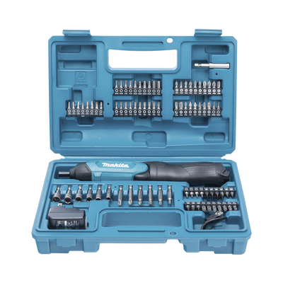 Atornillador Reversible (Broquero 1/4) de 220 RPM con Cargador USB (Incluye 81 Puntas).