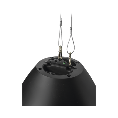 Altavoz colgante | 8 in | 70v /100v | 8 Ohms | 125 Watts | Negro