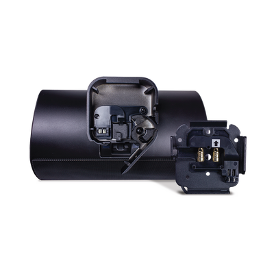 Altavoz Exterior | 2 Vías | Controlador de 6 5" |  Tweeter de 1" |  Radiador que Mejora los Graves | Tecnología de Montaje de Bloqueo Rápido | 120 W | 8O | Negro