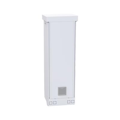 Gabinete para Piso  Capacidad  31 Unidades de Rack  Doble puerta y Postes frontales e intermedios ajustables  Color Blanco  Se envía el Gabinete Armado.