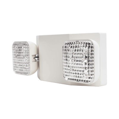 Luz LED de Emergencia Dual LED /150 lúmenes/Luz fría/Batería de Respaldo Incluida/Botón de test.