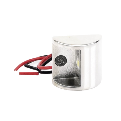 Luz led marina de cortesía serie Andros  emite luz de color blanco brillante de 45 lúmenes  para uso exterior e interior  fabricado bajo norma de protección IP67.