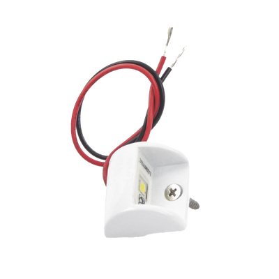 Luz led marina de cortesía serie Andros  emite luz de color blanco brillante de 45 lúmenes  para uso exterior e interior  fabricado bajo norma de protección IP67.