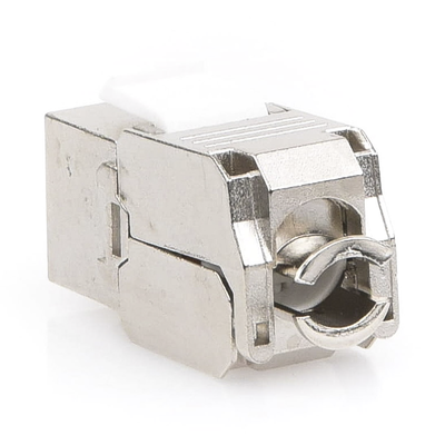 Módulo Jack Keystone Cat6 Blindado (STP) sin herramienta (toolless)
