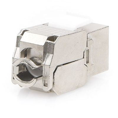 Módulo Jack Keystone Cat6 Blindado (STP) sin herramienta (toolless)