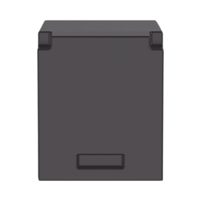 Módulo de tapa ciega (Inserto Ciego)  Mini-Com  Color Negro  1 Pieza