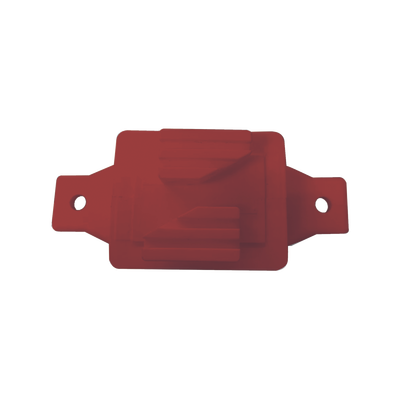 Aislador de Paso color Rojo reforzado para cercos eléctricos  resistente al clima extremoso