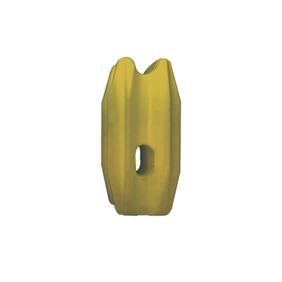 Aislador de color Amarillo  para postes de esquina de alta Resistencia con Anti UV de uso en cercos eléctricos