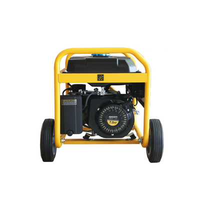 Generador a Gasolina / Planta de Emergencia 3kW  110Vca  Encendido de Jalón  Jaula con Ruedas para Fácil Traslado