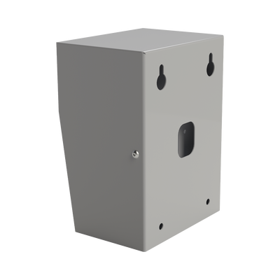 Cubierta Industrial para montaje de Porteros IP Fanvil y Grandstream  pintura electrostática color gris.