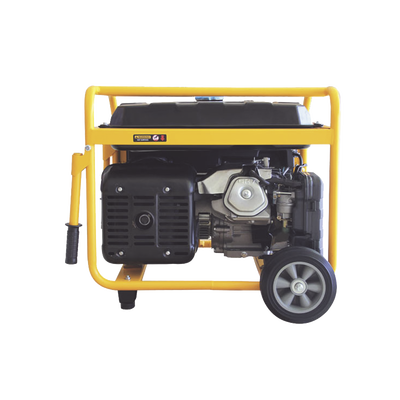Generador a Gasolina / Planta de Emergencia con Encendido Automático  6.5KW  220Vac 2 Fases  Jaula con Ruedas para Fácil Traslado