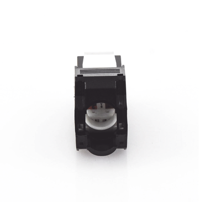Módulo Jack Keystone Cat5e (toolless)  con terminación en ángulo 180 º Color Negro  Compatible con Faceplate y Patchpanel Linkedpro