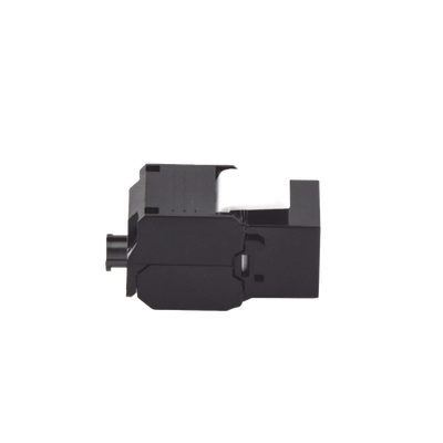 Módulo Jack Keystone Cat6A (toolless)  con terminación en ángulo 180 º Color Negro  Compatible con Faceplate y Patchpanel Linkedpro