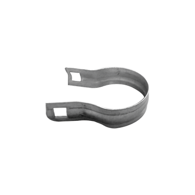 Aislador de paso o esquina con abrazadera incluida de 33-38mm para uso en tubería de malla ciclónica.
