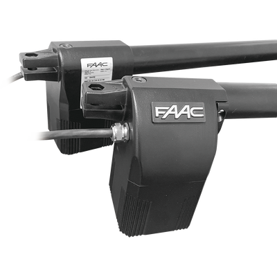 Kit de Operadores Abatibles FAAC 412 Para Puertas de 3 Metros y hasta 300 KG / Operadores no Reversibles y Con llave de Desbloqueo Manual